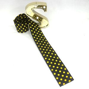 Vintage Rooster Yellow Polka Dot Tie
